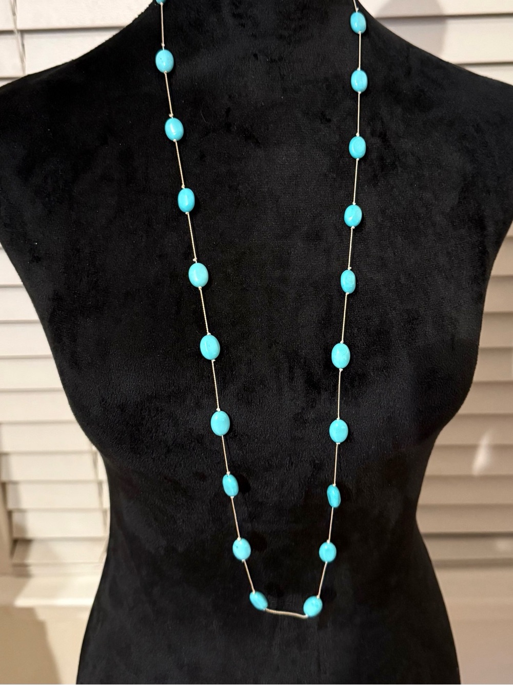 Michele Baratta Turquoise Bead Double Strand Necklace - Women Jewelry